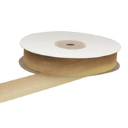 ETM Organza Ribbon Two-Tone 20mm 50m Cream Beige