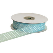 ETM Organza Polka Dot Ribbon 20mm 50m Light Blue