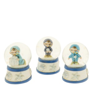 Etm Submarine Boy Snow Globe Diver Resin 6 cm