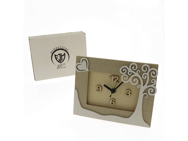 Etm Prato Gold Clock 18×14 cm – Wedding Favor