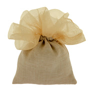 ETM Sugared Almonds Bag Ciuffo Bag 10 x 13 Cm Dove Grey 12 Pcs