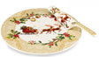 fade fade agrifoglio piatto torta natalizio con paletta d 30 cm multicolor ean 8016175589679