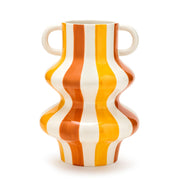 Fade Joy Vase 20 x 28 cm Orange White