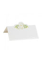 givi italia segnaposto wedding in green 8 pz stampa argento 10x5 cm