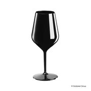 Gold Plast Wine Cocktail Goblet 470 Cc Black