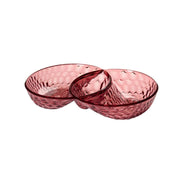 GUZZINI Vanity Appetizer Dish 29.5 x 18.5 cm Red Acrylic Glass