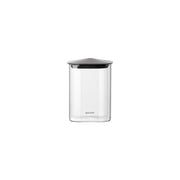 GUZZINI Fresh &amp; Style Rectangular Jar 1,000 ml Glass Black Lid