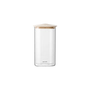 GUZZINI Fresh &amp; Style Rectangular Jar 1300 ml Glass Beige Lid