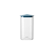 GUZZINI Fresh &amp; Style Rectangular Jar 1300 ml Glass Blue Lid