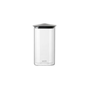 GUZZINI Fresh &amp; Style Rectangular Jar 1300 ml Glass Black Lid