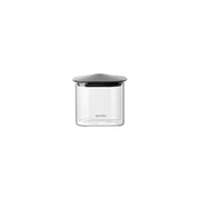 GUZZINI Fresh &amp; Style Rectangular Jar 600 ml Glass Black Lid