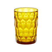 GUZZINI Tall Tumbler with Decor 3 Vanity Bio-Based Yellow