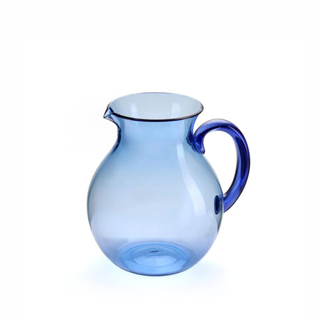 guzzini guzzini caraffa balloon 2 lt in plastica a base biologica blu caraffa leggera e pratica per cucina e tavola ean 8008392410737