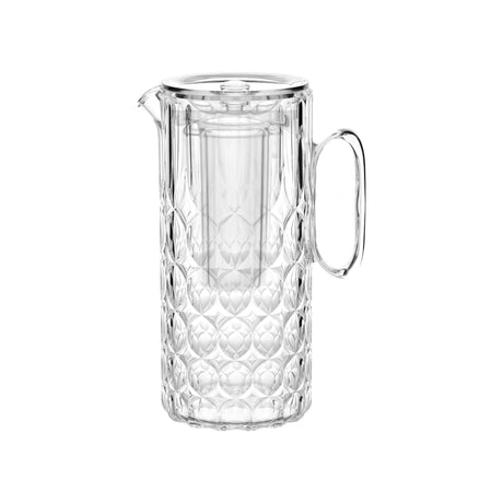 guzzini guzzini caraffa vanity con bulbo refrigerante in cristallo acrilico trasparente caraffa elegante per bevande fresche ean 8008392396543