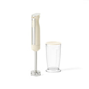 GUZZINI Immersion Blender with Graduated Beaker and Sous Chef Cream Lid – Modern Design Mixer for Kitchen