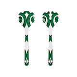 guzzini guzzini posate insalata natalizie harmonia melamina 298 x 10 cm table decor bianco verde ean 13292164