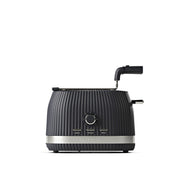 GUZZINI Toaster with Reclosable Tongs Sous Chef Anthracite – Practical Design Toaster for Kitchen
