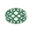 guzzini guzzini vassoio ovale grande natalizio harmonia melamina 515 x 38 cm table decor bianco verde ean 8008392412533