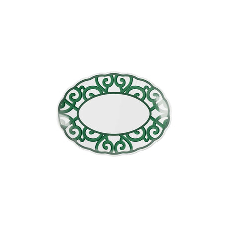 guzzini guzzini vassoio ovale piccolo natalizio harmonia melamina 365 x 27cm table decor bianco verde ean 8008392412564