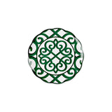 guzzini guzzini vassoio tondo grande natalizio harmonia melamina d 4550 cm table decor bianco verde ean 8008392412861