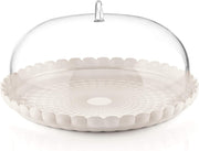 GUZZINI Tiffany Cake Pan Set D 36 Cm H 14 Cm White Color