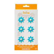 Karma Bicolor Daisy Light Blue Sugar 6 pcs
