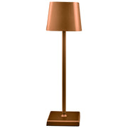 The Spinning Wheel Touch Lamp Square Pro H 38 Cm 10 x 10 Cm Brown
