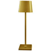 The Spinning Wheel Touch Lamp Square Pro H 38 Cm 10 x 10 Cm Gold