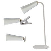 L'Arcolaio Triangle LED Reading Lamp 14.5 x 6.5 x 38.2 cm White