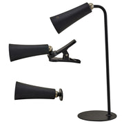 L'Arcolaio Triangle LED Reading Lamp 14.5 x 6.5 x 38.2 cm Black