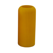 L'Arcolaio Matt Cylinder Vase 8.7 x 8.7 x 20 cm Favors / Centerpiece Yellow