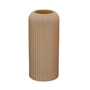 L'Arcolaio Matt Cylinder Vase 8.7 x 8.7 x 20 cm Favors / Centerpiece Tortora