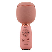 The Spinning Wheel Microphone Bluetooth Speaker Pink