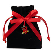 L'Arcolaio Bag with Owl 9 x 12 Cm Candy Holder Graduation Black 12 Pcs