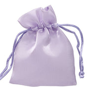 L'Arcolaio Shiny Organza Pouch 9x12 cm Lilac Sweet Favor Holder – Elegant Wedding Favor 12 Pcs