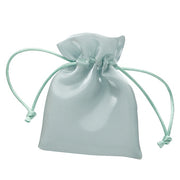 L'Arcolaio Shiny Organza Pouch 9x12 cm Green Sweet Almond Favor Bag – Elegant Wedding Favor 12 Pcs