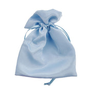 L'Arcolaio Satin Pouch 9x12 cm Light Blue Candy Holder – Elegant Favor 12 Pcs