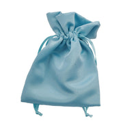 L'Arcolaio Satin Pouch 9x12 cm Favour Bag Turquoise – Elegant Bomboniera 12 Pcs