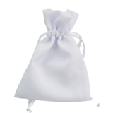 larcolaio larcolaio sacchetto tessuto 9x12 cm portacanfetti bianco bomboniera elegante 12 pz ean 8054751444264