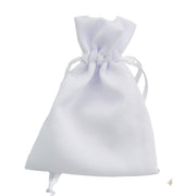 The Loom Fabric Pouch 9x12 cm White Candy Holder – Elegant Favor 12 Pcs