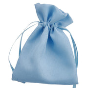 The Loom Woven Bag 9x12 cm Light Blue Sugared Almonds Holder – Elegant Favors 12 Pcs