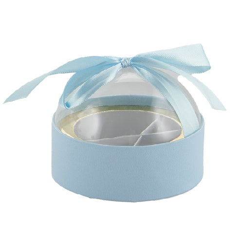 larcolaio larcolaio scatola plastica bomboniera d 8 cm portaconfetti celeste 1 pz ean 8059558631213