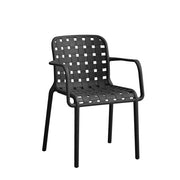 L'Arcolaio Ventotene Armchair Black Polypropylene
