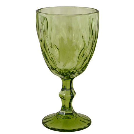 larcolaio larcolaio set 6 pezzi calici acqua 320 ml verde