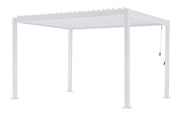 The Arcolaio Bioclimatic Pergola Volcano 3x4 m White Aluminum