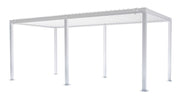The Arcolaio Bioclimatic Pergola Volcano 3x6 m White Aluminum
