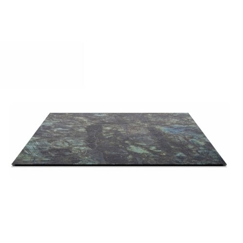 Piano tavolo HPL 80×80 cm sp. 10 mm finitura Forest Green Geo verde pietra, antigraffio. Made in Italy per bar e ristoranti