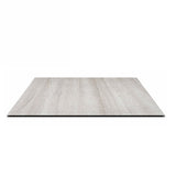Piano tavolo HPL 80×80 cm sp. 10 mm finitura Travertino Plamky effetto pietra chiara, antigraffio. Made in Italy per bar e ristoranti