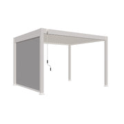 L'Arcolaio Self-Rolling Blackout Blind for Pergola Textilene 3m White