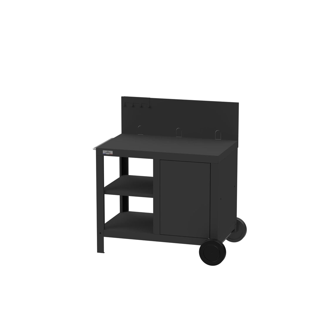 le marquier le marquier carrello desserte allure nero per plancha 4575 cm mobile supporto cucina outdoor ean 3339380155312